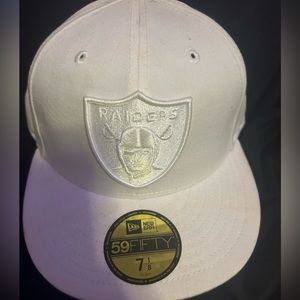 las vegas raiders fitted hat